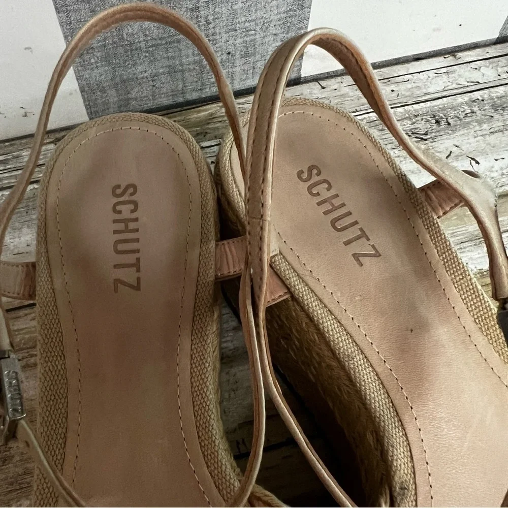 Schutz Dyandre Espadrille Platform Sandal